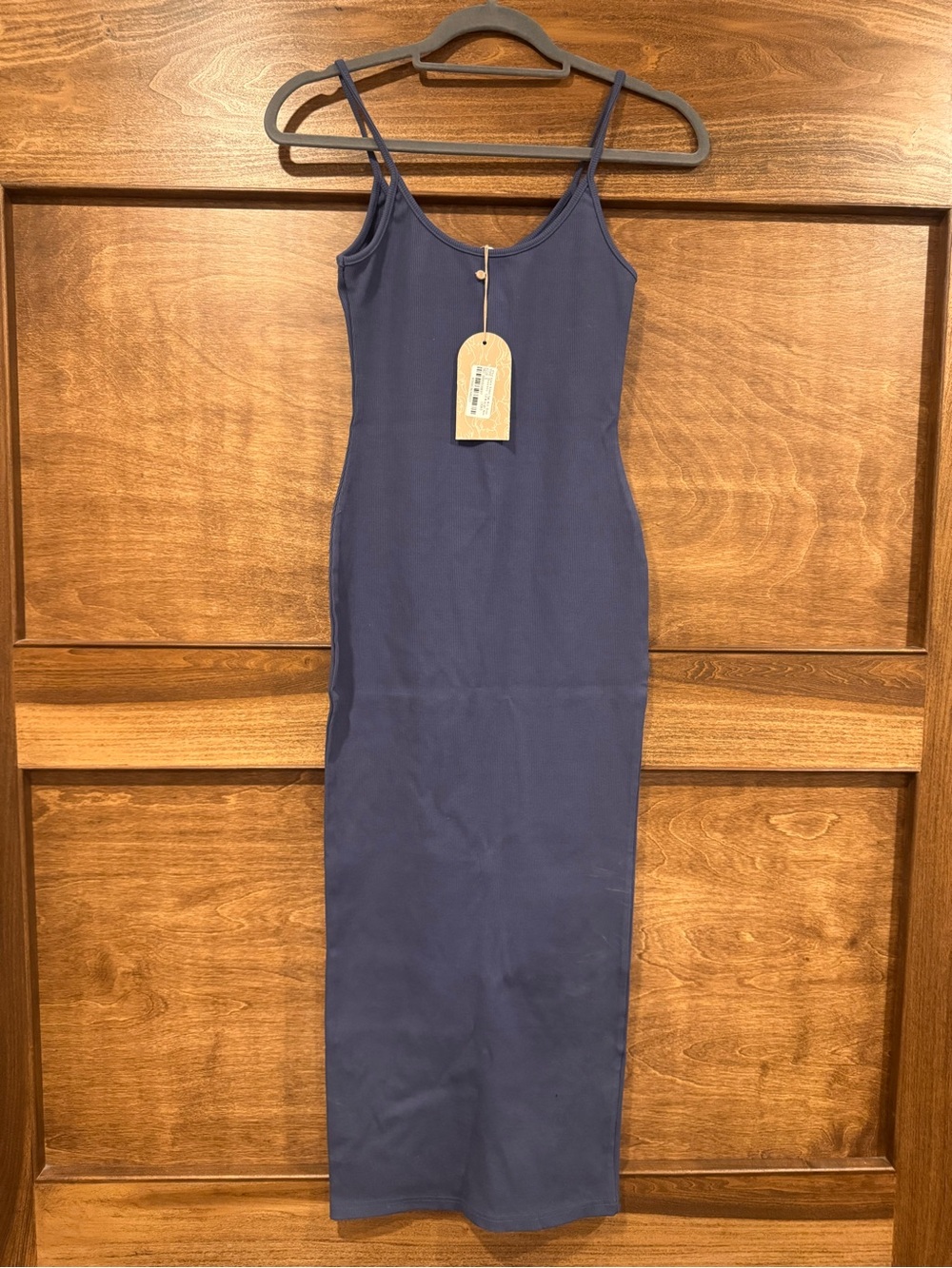 Alexis Ribbed Cami Midi Dress - Meshki in small Midnight Blue. NWT
